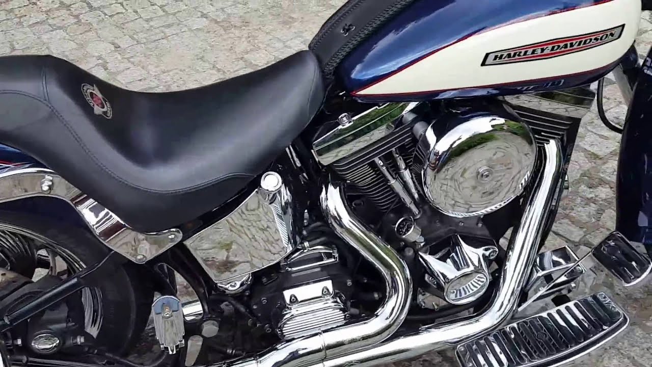 Incredible Harley  Davidson  Fatboy  Evo 98 Sound  YouTube
