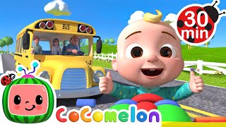 Wheels on the Bus   @Cocomelon Nursery Rhymes | 30 MIN