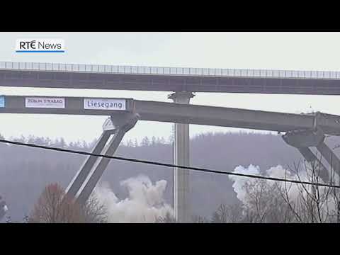 German bridge demolished in 'exceptionally exciting' operation