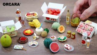 [4K] ORCARA || UNBOXING Specialty Fruit ASMR - Blind Box, Mini Toys, Miniature Furniture