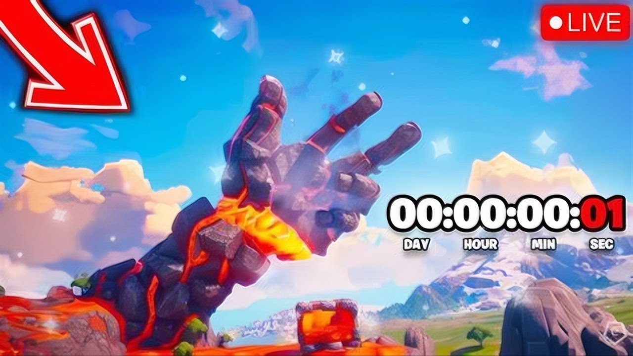 Titan Hand Rising Event *HAPPENING NOW* FORTNITE TITAN HAND LIVE EVENT! |LIVE| TALKING TO CHAT ...