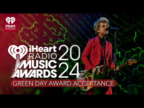 Green Day Accept The Landmark Award At The 2024 iHeartRadio Music Awards
