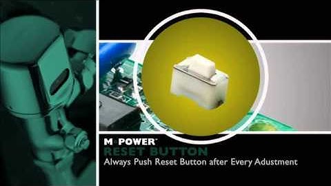 Moen M•Power™ Flush Valve Tips & Trouble Shooting
