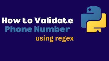 How to Validate Phone Number using RegEx in Python