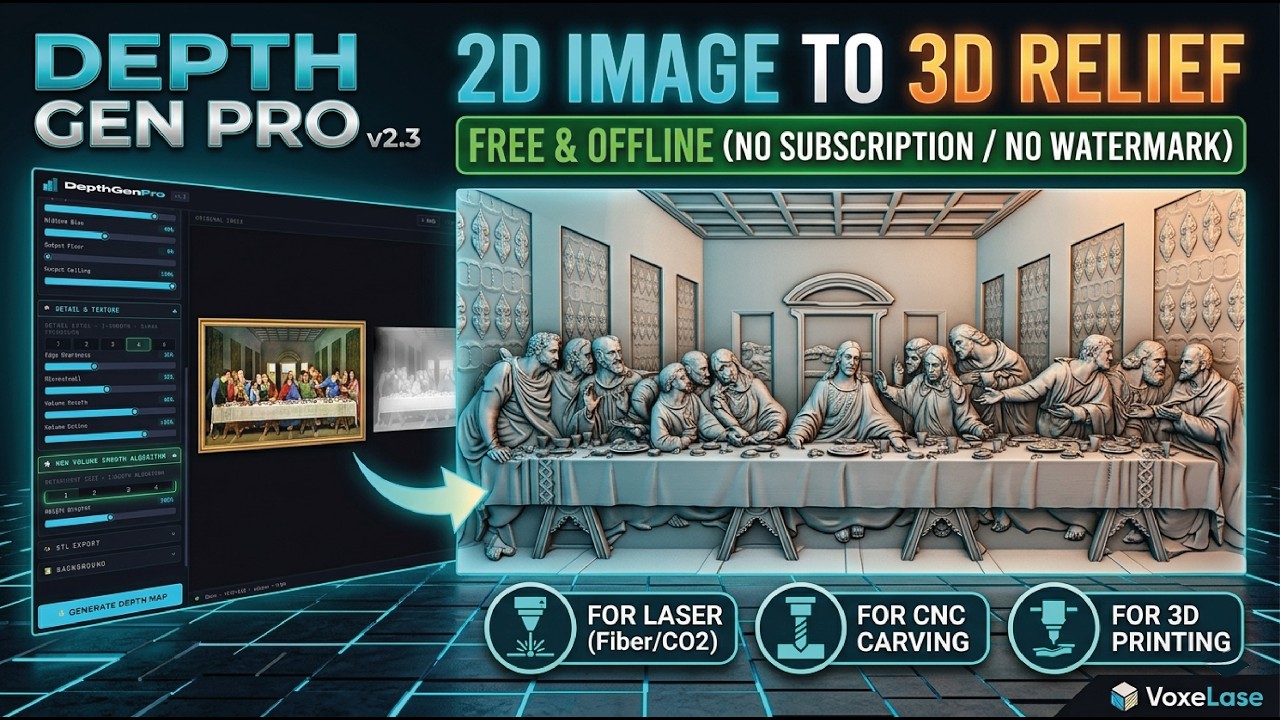 DepthGen Pro — Free Depth Map Generator for Laser Engraving, CNC & 3D ...