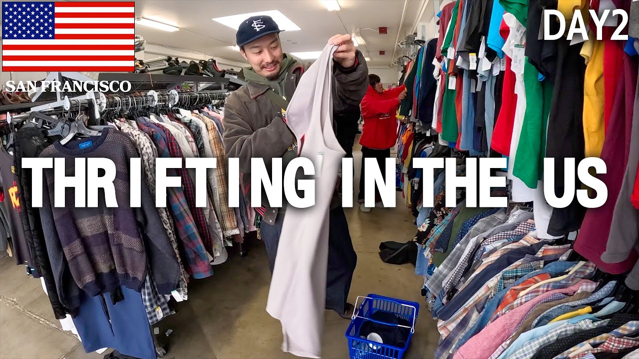 SAN FRANCISCO VLOG DAY 2】Thrifting good stuff in SF !!! - YouTube