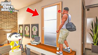 Shinchan and Franklin Found Secret Mirror Door Inside Franklin's Room in GTA 5!