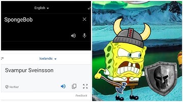 SpongeBob in different languages meme (part 1)