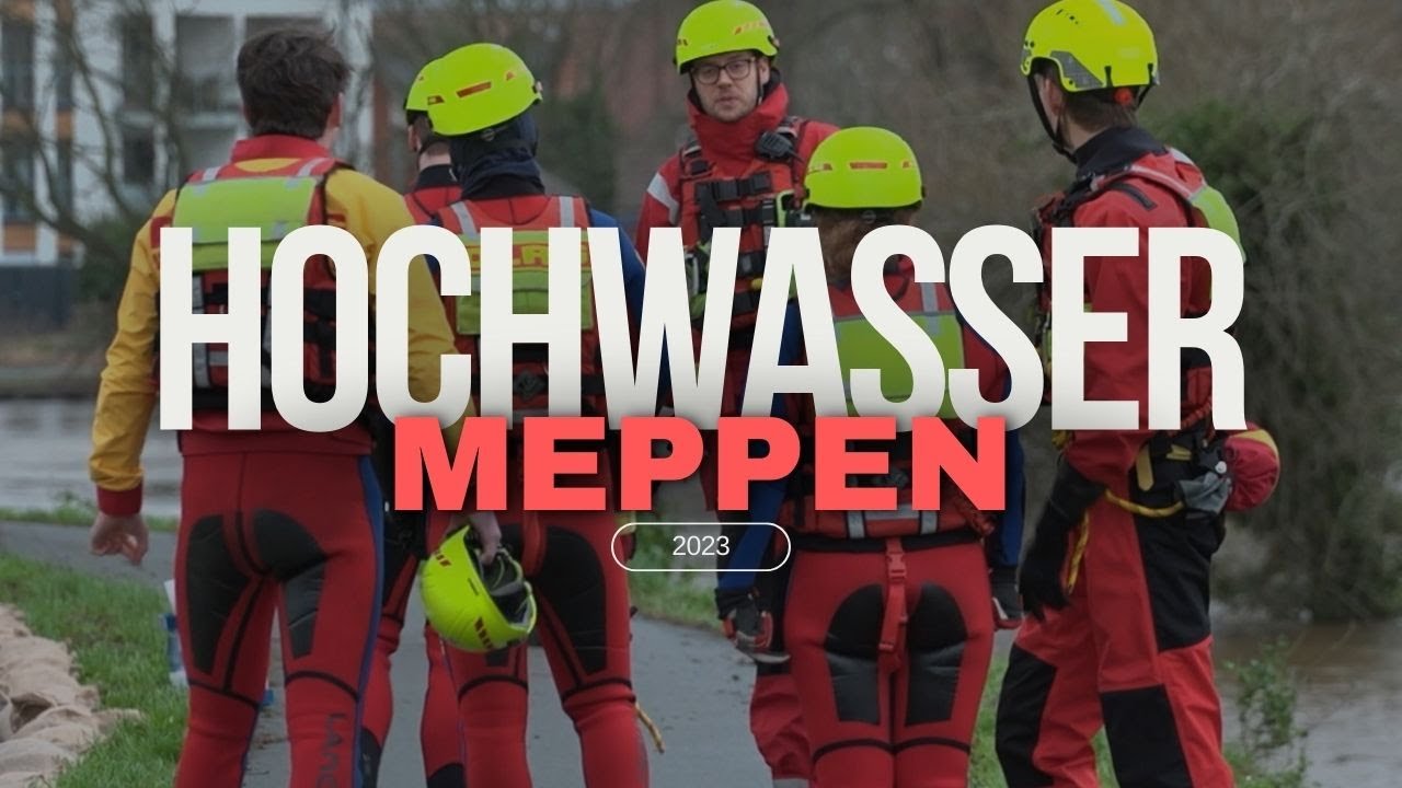 🌊 Gemeinsam gegen das Hochwasser: Bürger, Einsatzkräfte und Stadt Meppen im Einsatz! 🤝🚒