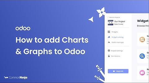 How to add Charts and Graphs to Odoo