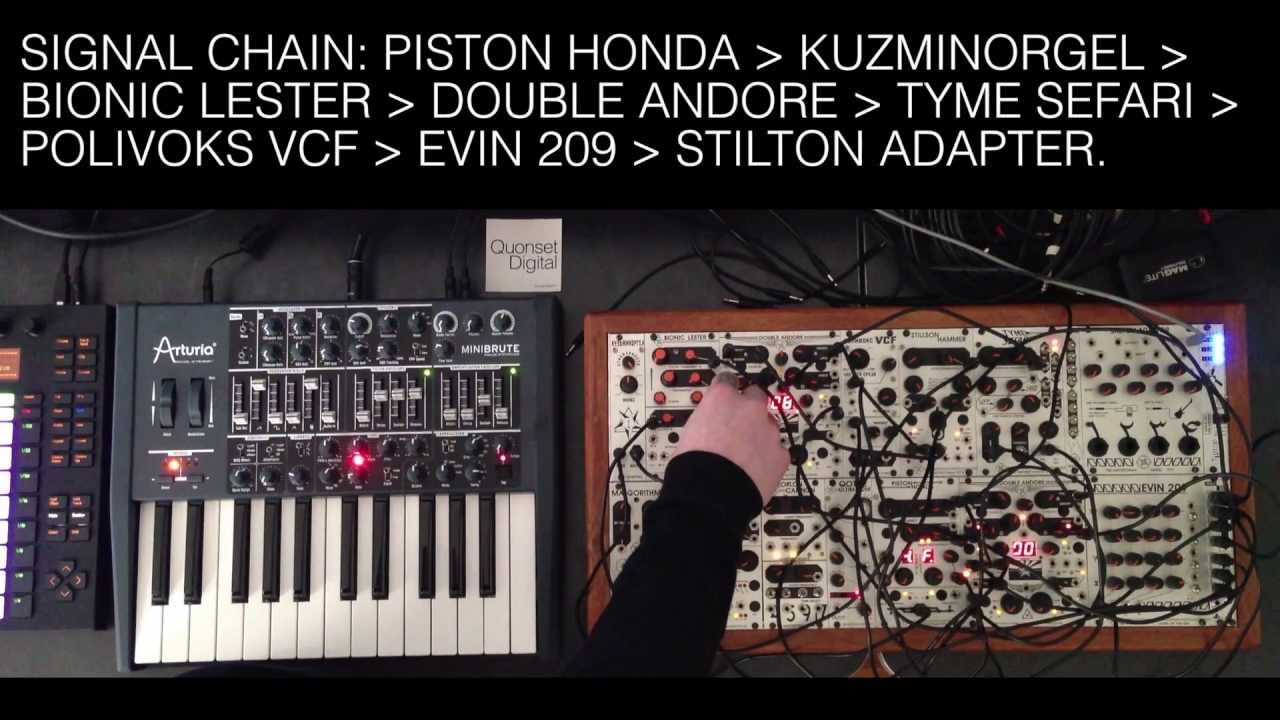 Arturia MiniBrute Controls Harvestman Piston Honda