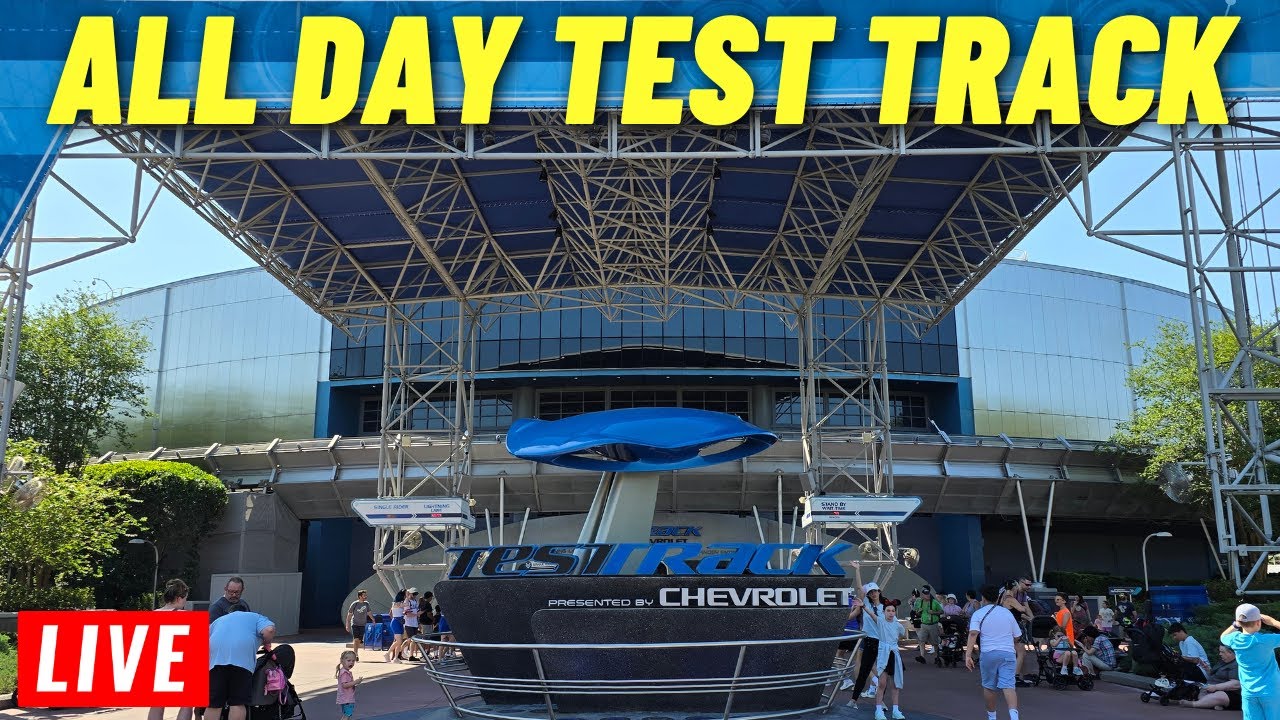 🔴 LIVE: EPCOT All Day Test Track how many times can we test the track 4/29/2024