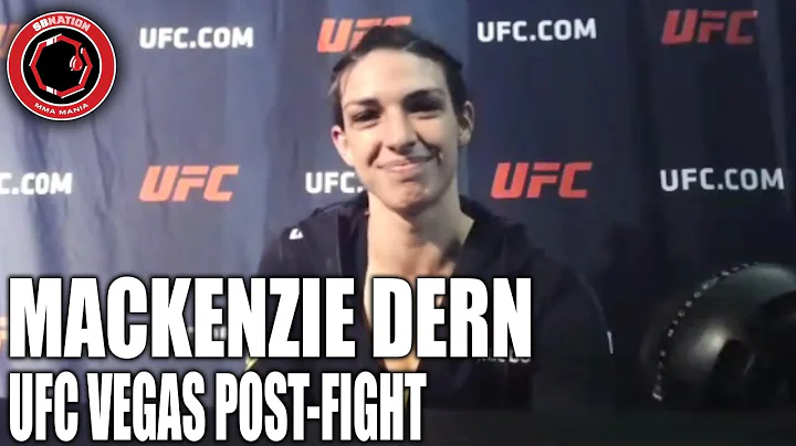 Mackenzie Dern Breaks Down Submission Win Over Hannah Cifers | UFC Vegas | Post-Fight