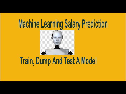 Machine Learning Salary Prediction - Train, Dump And Test A Model
