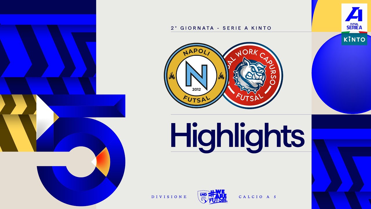 Napoli Futsal-Global Work Capurso 4-1  Gol e highlights | 2ª giornata | Serie A KINTO 2025/2026