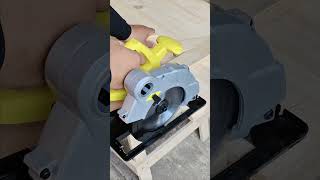 cut straight and precisely with the help of a jig #woodworking #wood #diy