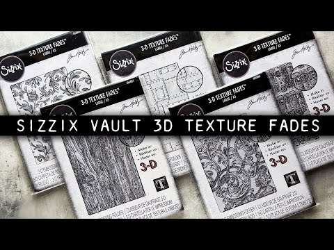 Tim Holtz Sizzix Vault 3D Texture Fades