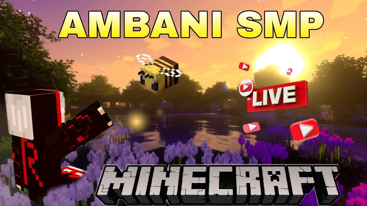 ROAD TO 10K SUBSCRIBERS 🙌 Minecraft AMBANI SMP LIVE STREAM 🛑 - YouTube