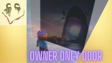 Roblox Piggy Build Mode - New Owner Only Door