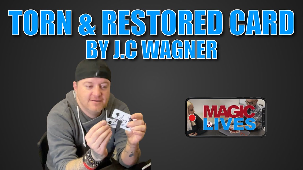 Torn & Restored Card by J.C Wagner | Repairing Matt's Torn Signature