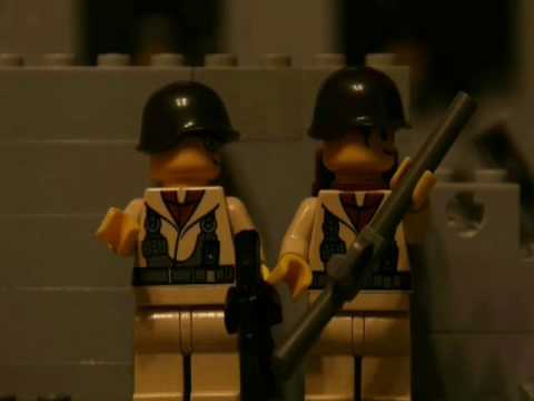 lego WWII battle of Sainte-Mère-Église part 1/2