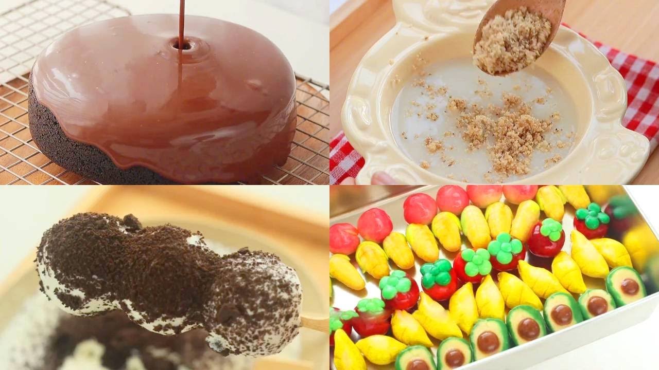 Satisfying Relaxing Video|Chocolate Cake Recipe|Asmr|Tiktok