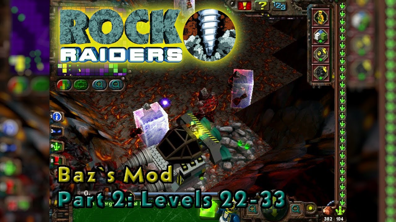 LEGO Rock Raiders: Baz's Mod walkthrough (part 2 of Levels 22–33) - YouTube