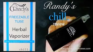 Randy's Chill. | Freezable Tube | Herbal & Wax Vaporizer Review