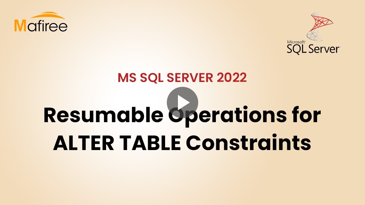 Resumable ALTER TABLE - The Secret to Faster Table Changes in SQL ...