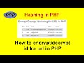 How to encryptdecrypt id for url in php  hide url query parameter value using php with source code