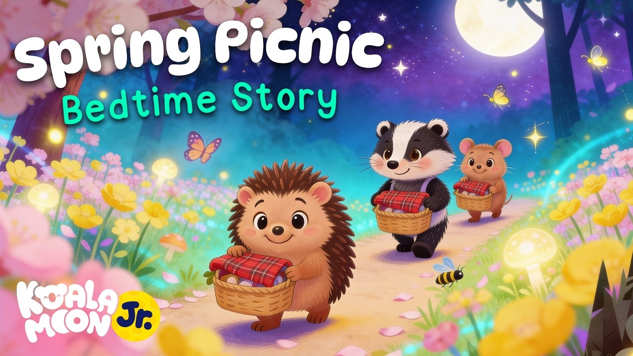 The Spring Picnic 🧺 🐝 Seasonal Bedtime Stories for Toddlers🌙💤 with Baby Sleep Music 🎵