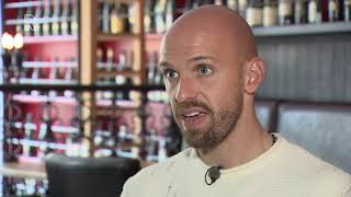 Sparta-aanvoerder Bryan Smeets thuis in Rotterdam