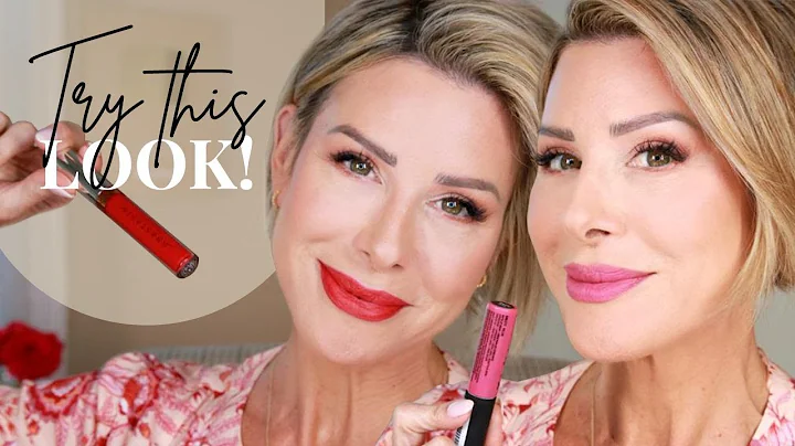 Pink and Red Lips! Valentine's Day Makeup | Domini...