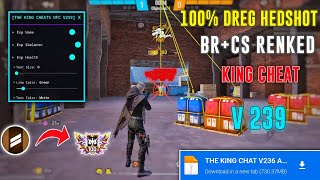 THE KING CHEATS v239-v240 |NEW HACK2026 |THE KING X APK MODMENU |HGCHATS HACK |FF INJECTOR🫥 screenshot 2