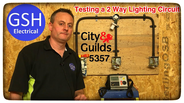 Testing Continuity of CPC, Polarity & Insulation Resistance of a 2 Way Lighting Circuit PVC Conduit