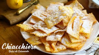 Crujientes y Deliciosos Chiacchiere: Un dulce Tradicional Italiano de Carnaval