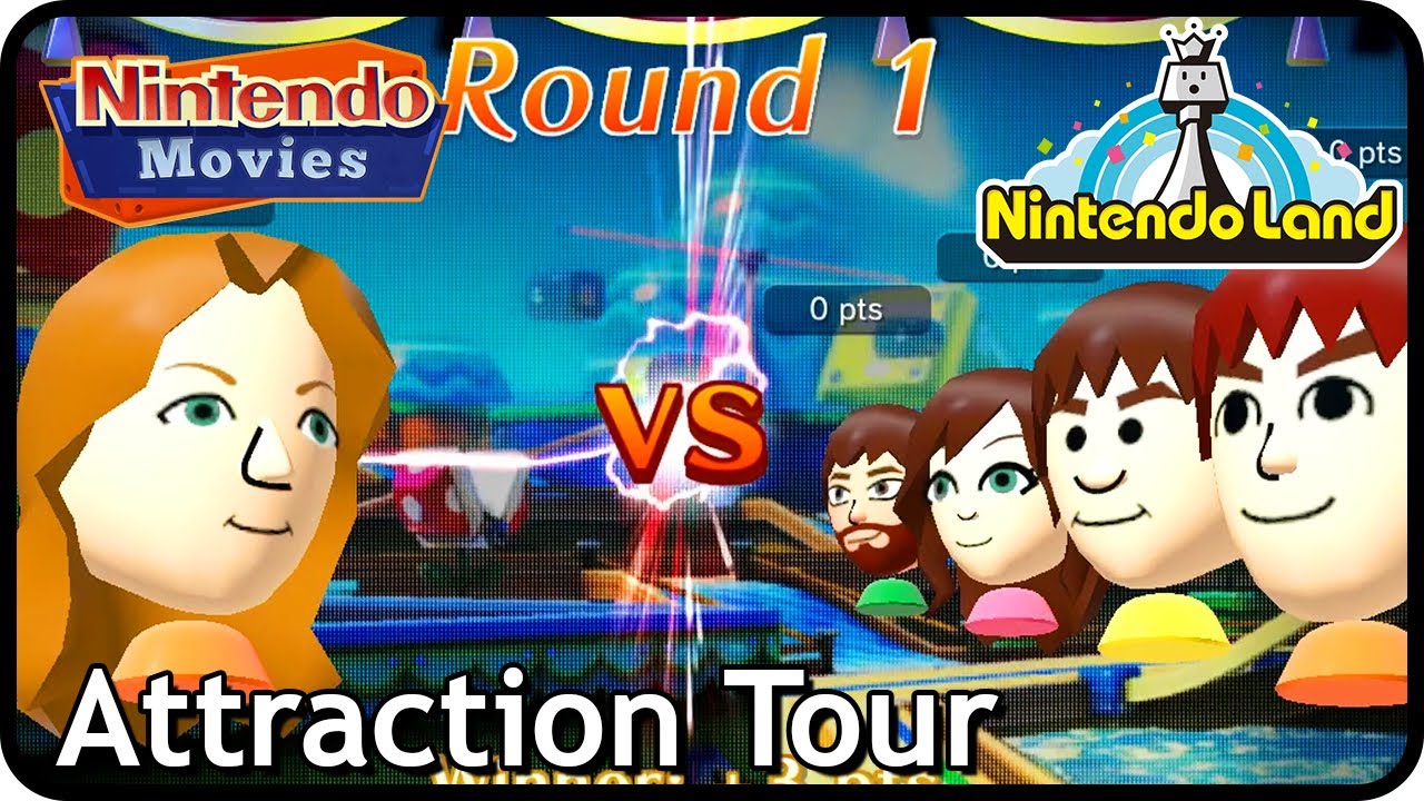 Nintendo Land - Attraction Tour (5 Players, Hard mode)