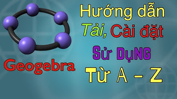 Phần mềm geogebra - Tải, cài đặt và cách sử dụng phần mềm chi tiết từ A - Z