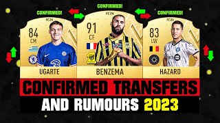 FIFA 23 | NEW CONFIRMED TRANSFERS & RUMOURS! 🤪🔥 ft. Benzema, Ugarte, Hazard... etc image