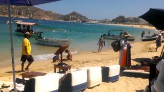 The beautiful view from Billygan's Island in Cabo