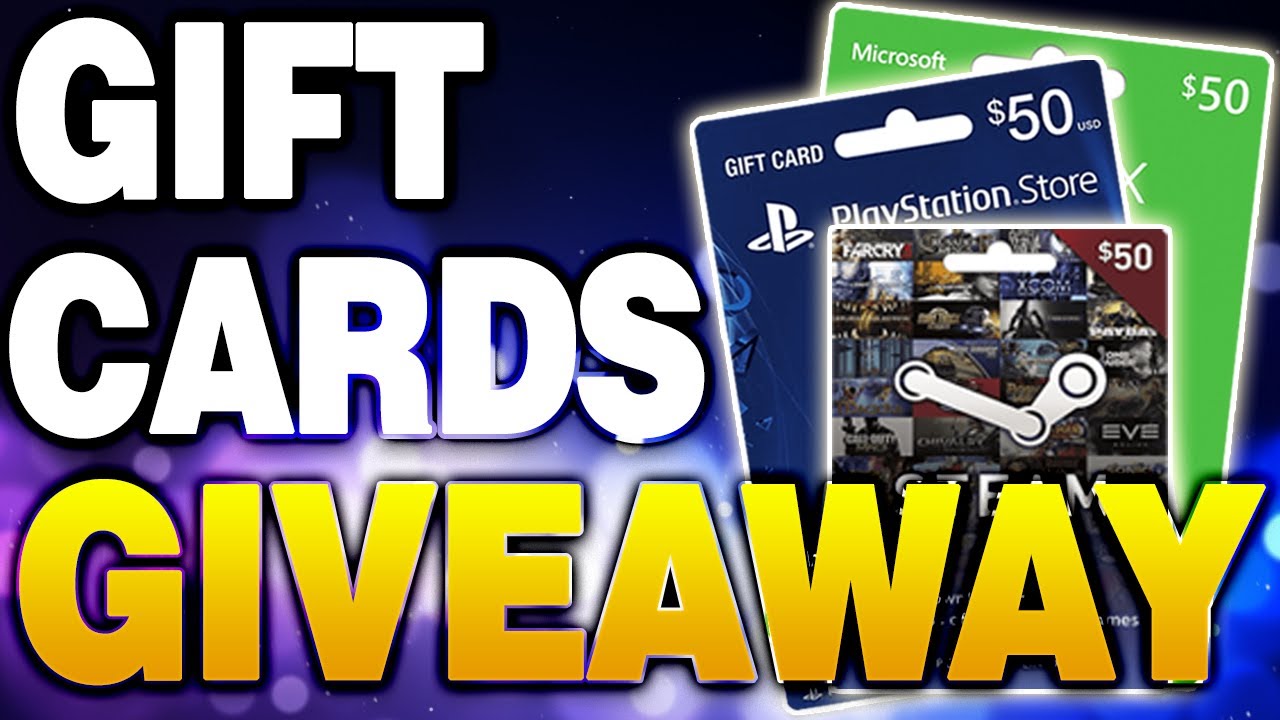 PSN / XBOX / STEAM CARD GIVEAWAY – FREE XBOX GIFT CARD CODES LIVE