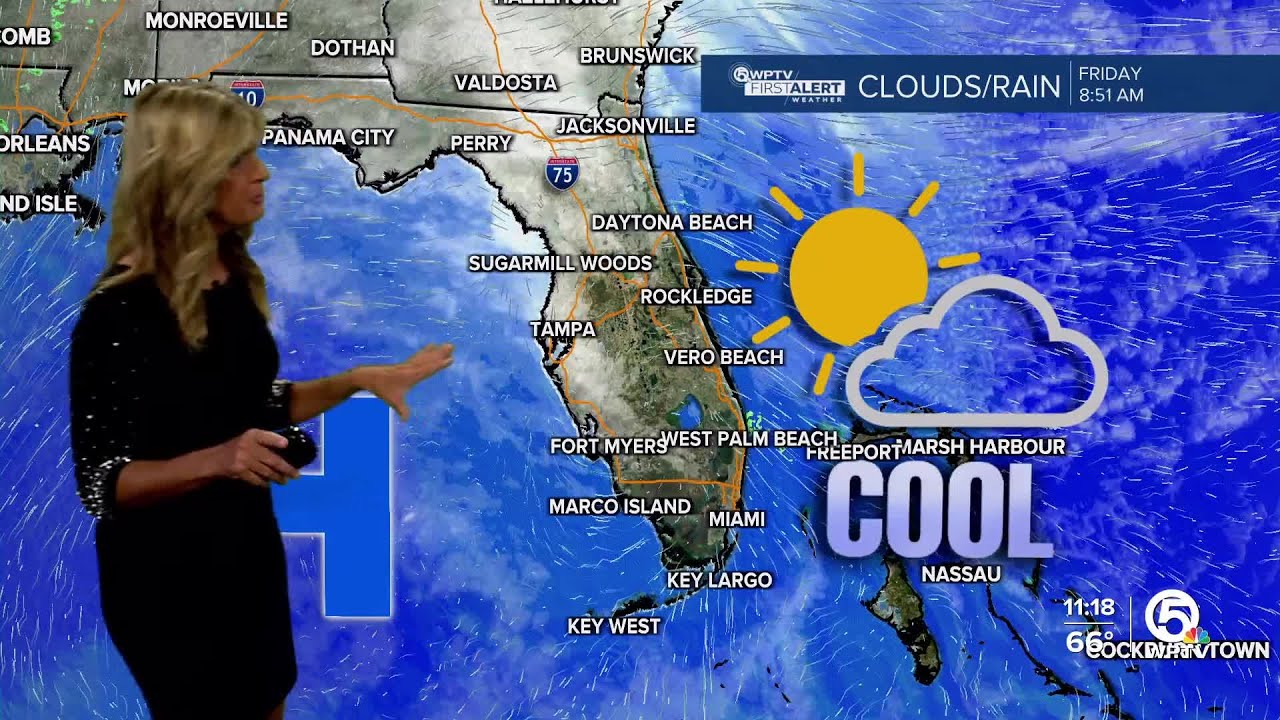 WPTV First Alert Weather Forecast for Afternoon of Friday, Jan. 2, 2026