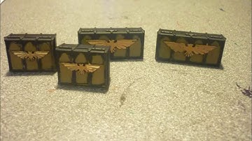 Munitorum Armoured containers Base painting pt 1