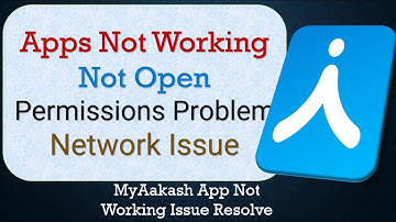 How To Fix myAakash App not working | Not Open | Space Issue | Network & Permissions Issue