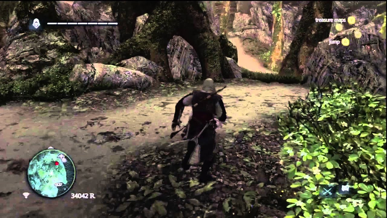 Assassin S Creed 4 Black Flag Treasure Map Location 70 405 Youtube