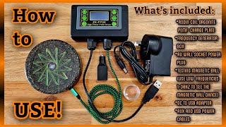 How to use our P.E.M.F Powered Orgonite Devices- RODIN VORTEX COIL ⚛️ Pick your Frequency!