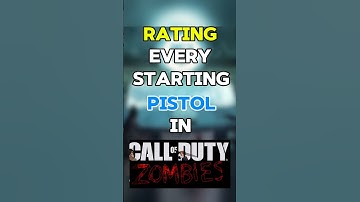 Rating ALL Starting Pistols in Call of Duty Zombies!