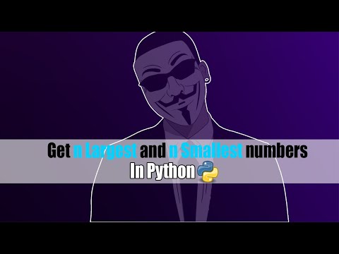 Get n Largest and n Smallest Number in Python - Python Coding Challenge #4 | Coding Tips and Tricks