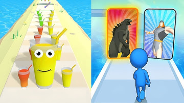 Juice Run VS Monster Fight - All Levels Gameplay Android iOS Ep1