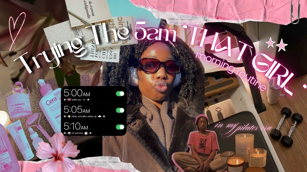 WAKING UP AT 5AM FOR A WEEK | GETTING MY LIFE TOGETHER, PILATES, MEDITATING, JOURNALING